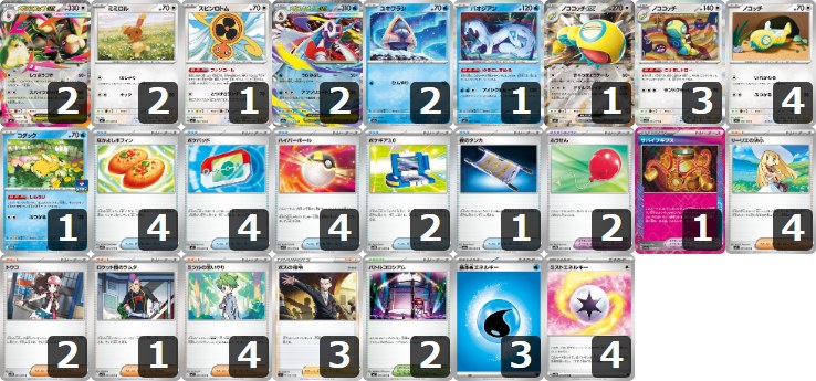 【メガミミロップex・メガユキメノコex】チャンピオンズリーグ2026愛知 マスター TOP16