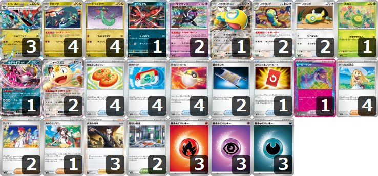 【ドラパルトex】チャンピオンズリーグ2026愛知 マスター TOP8