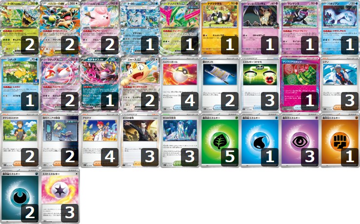 【オーガポンバレット(3色以上)】チャンピオンズリーグ2026愛知 マスター TOP8